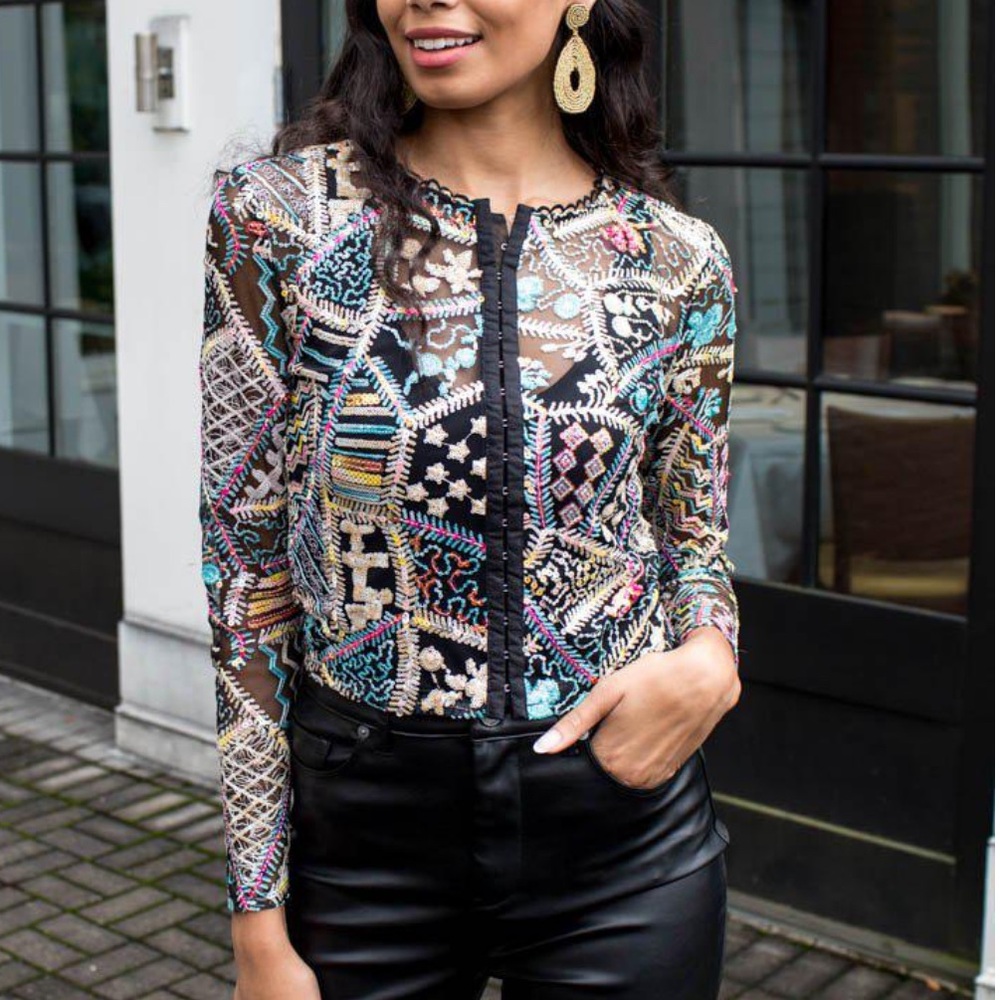 BB Dakota sequin top